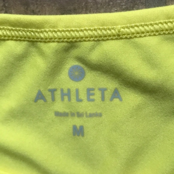 𝅺athleta Yellow Tank Size Medium - Picture 5 of 7